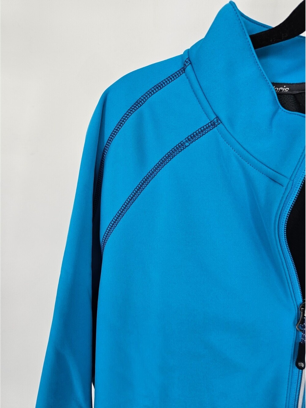 Solaris Mens Sz XXL Full Zip Up Softshell Performance Jacket Electric Blue - Picture 2 of 4